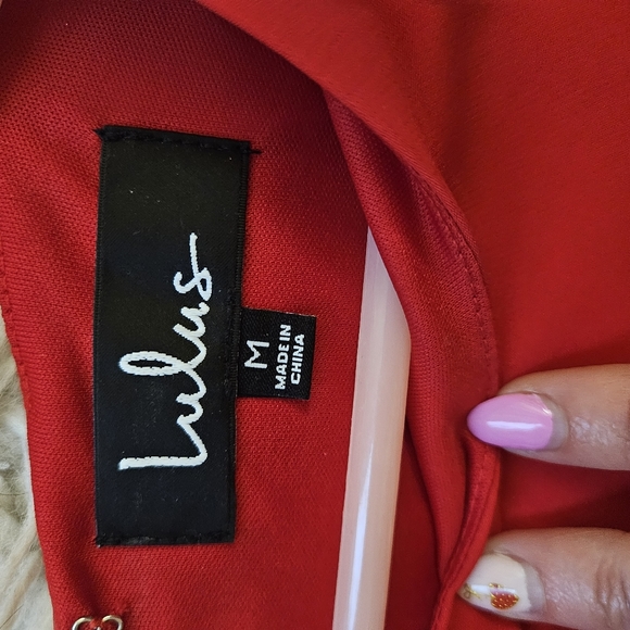 Lulus Medium red dress, soft and luxury ❤️ - Picture 3 of 6